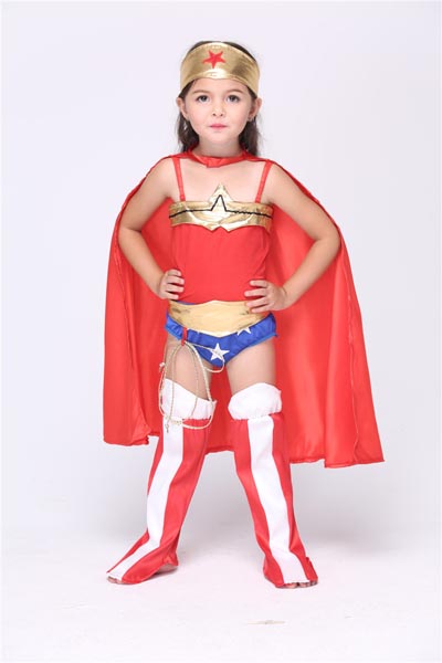 F68028 Justice League Comics Wonder Child Costume